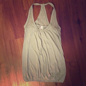 Gray summer tank